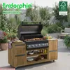 Endorphin Outdoorküche Teak inkl. Merlin 641 Built- in Produktbild-Vorschau 3