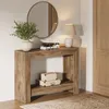 105 cm Konsolentisch im Landhausstil, Beistelltisch hinter Produktbild-Vorschau 6