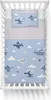 Babybettwäsche Biber 100x135cm, 100% Baumwolle, Blau, Produktbild-Vorschau 1