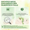 Silberfische Klebefalle mit Pheromonlockstoff, 2x Fallen, Produktbild-Vorschau 7