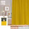 DOCHTMANN Zasłona prysznicowa PVC 180x200cm żółta Podgląd zdjęcia produktu 10