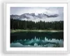 Gerahmtes Poster - Weißer Rahmen - Landschaft Berge Wolken Produktbild-Vorschau 1