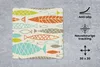 MuchoWow® Mauspad Mousepad Fisch - 50er Jahre - Muster Produktbild-Vorschau 3