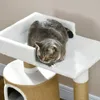 PawHut škrabadlo 79 cm malý strom pre mačky s jaskyňou pre Náhľad obrázku produktu 8