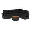 Modulares Gartensofa-Set, 7-teilig, mit abnehmbaren Kissen, Produktbild-Vorschau 1