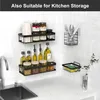 UUlioyer Tablette de douche sans perçage étanche noir 4 Voir les images du produit 7