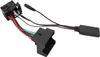 A car audio adapter cable with two connectors and a small black module. Náhľad obrázku produktu