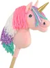 Cavallo hobby Unicorno su bastone, piccolo rosa con Anteprima dell’immagine prodotto 4