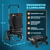 MONZANA® 3in1 Einkaufstrolley 56L bis 50 kg klappbar Produktbild-Vorschau 6