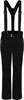 A pair of black ski pants with suspenders. Produktbild-Vorschau