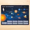 stabiles Vinyl Tischset - Sonnensystem Kinder Platzset Produktbild-Vorschau 2