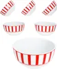 Split rouge rayé 6x bol à céréales Ø14cm 400ml porcelaine 6 Voir les images du produit 1