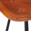 vidaXL Barhocker 4 Stk. Braun Echtleder -  Barhocker Produktbild-Vorschau 16