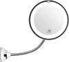 A close-up of a lighted makeup mirror with a flexible arm and suction cup base. Podgląd zdjęcia produktu