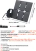 SucceBuy Pannello solare pieghevole da 60 W, modulo solare Anteprima dell’immagine prodotto 7