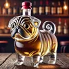 Whiskyflasche in Mopsform (280 ml), perfekt als Dekoration Produktbild-Vorschau 1