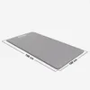 A gray yoga mat is shown from a diagonal angle with dimensions indicated. Produktbild-Vorschau