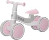 A light gray and pink balance bike for toddlers is shown against a white background. Náhľad obrázku produktu