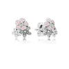 Orecchini Pandora, collezione Poetic Blooms, argento, rosa Anteprima dell’immagine prodotto 1