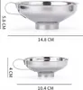 2 Stück Edelstahl Trichter Einfülltrichter Produktbild-Vorschau 5