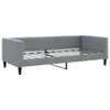 vidaXL Tagesbett Ausziehbar mit Matratze Hellgrau 90x190 cm Produktbild-Vorschau 4