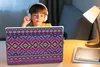 MuchoWow® Laptop Aufkleber Sticker Cover Stricken - Muster Produktbild-Vorschau 3