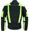 Herren Motorradkombi Textilien Schwarz Grün Orange inkl. Produktbild-Vorschau 3