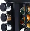 Otočný Kuchynský Stojan na Koreničky s 16 Sklenenými Náhľad obrázku produktu 3