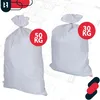 Two white polypropylene woven bags are shown against a blueprint-style background. Red circular labels indicate the weight capacity of each bag. Náhled obrázku produktu