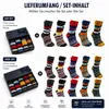 Bunte Streifensocken Uni – Modische Freizeitsocken mit Produktbild-Vorschau 6