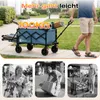 SUNULA Bollerwagen Faltbar mit Erweiterbarer Heckklappe – Produktbild-Vorschau 3