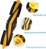 Close-up shots of a vacuum cleaner brush roll with descriptive text. Anteprima dell’immagine prodotto