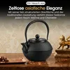 Dimono Aziatische theepot van gietijzer, zwart | 1,3 liter Productafbeelding-voorbeeld 7