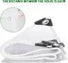 Bâche PVC claire imperméable Tarps Protection des plantes Voir les images du produit 4