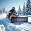 Wiltec Quad Schneeschild 140 x 40 cm, universal Schneepflug Produktbild-Vorschau 2