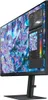 A side view of a computer monitor displaying a colorful abstract image and software interface. Produktbild-Vorschau