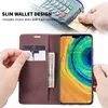 Huawei Mate 30 Hülle, LaimTop Retro Kunstledertasche TPU Produktbild-Vorschau 5