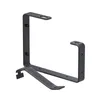 A black metal ladder bracket is shown against a white background. Produktbild-Vorschau