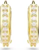 Swarovski Creolen Damen Matrix Swarovski® Zirkonia Gold-Ton Produktbild-Vorschau 3