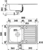 Spüle NAVA 3 mit Drehexcenterbedienung / Edelstahlspüle / Produktbild-Vorschau 2