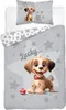 DETEXPOL Bambusbettwäsche Merry doggy grau Baumwolle, Produktbild-Vorschau 1