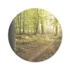 MuchoWow® Mauspad Mousepad Wald - Weg - Sonnenaufgang 40x40 Produktbild-Vorschau 1