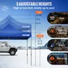 VEVOR Pavillon pliable 3x3m Pavillon pliable 240g polyester Voir les images du produit 4