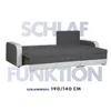 KomfortWelt24 Ecksofa mit Schlaffunktion und praktischem Produktbild-Vorschau 3