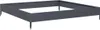 vidaXL Hochbeet Anthrazit 100x100x18,5 cm Stahl Produktbild-Vorschau 1