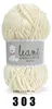 LEAMI Chenille soft FINE (100g/160m) 303 naturweiß Produktbild-Vorschau 1