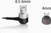 A diagram showing the dimensions of earphone components. Voir les images du produit