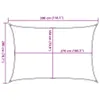 Sonnensegel 160 g/m² Hellgrün 2x3 m HDPE Produktbild-Vorschau 10
