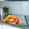 Spritzschutz Herdabdeckplatte Schneidebrett aus Glas Produktbild-Vorschau 2