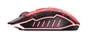 A side view of a black gaming mouse with red lighting effects. Produktbild-Vorschau